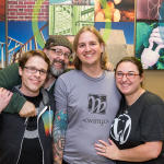 WIMP leadership and event organizers: Joshua Simmons, Randy Hall, Cole Geissinger and Melissa Geissinger