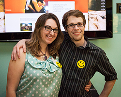 Melissa and Josh at WIMPgives